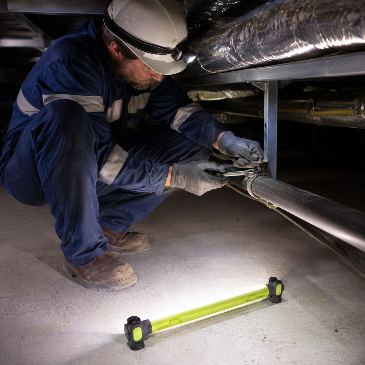 Cordless Rechargeable LED Magnetic Light Bar With Hooks