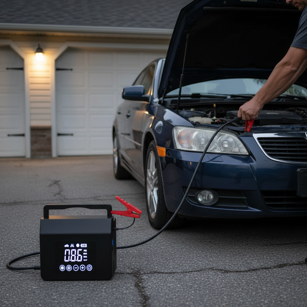 Multi Function Jump Starter And Tire Inflator