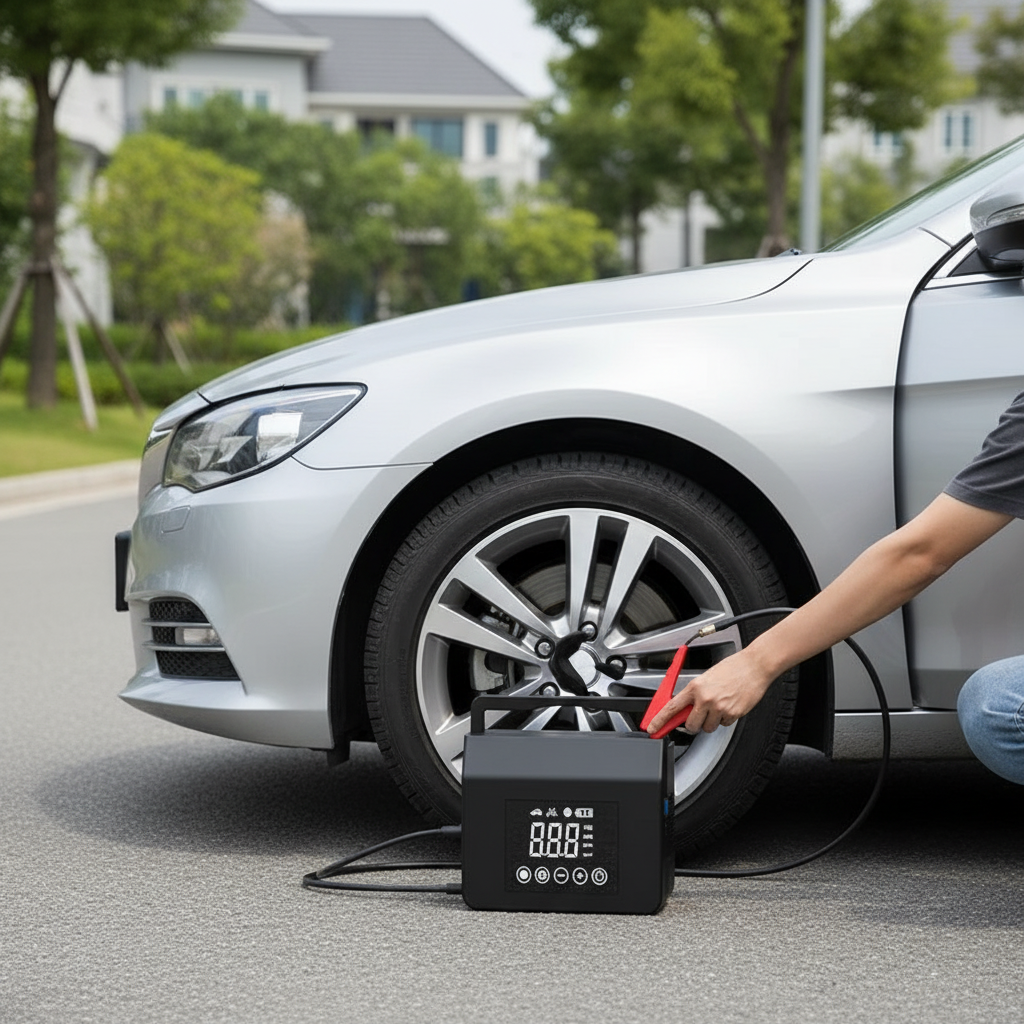 Multi Function Jump Starter And Tire Inflator