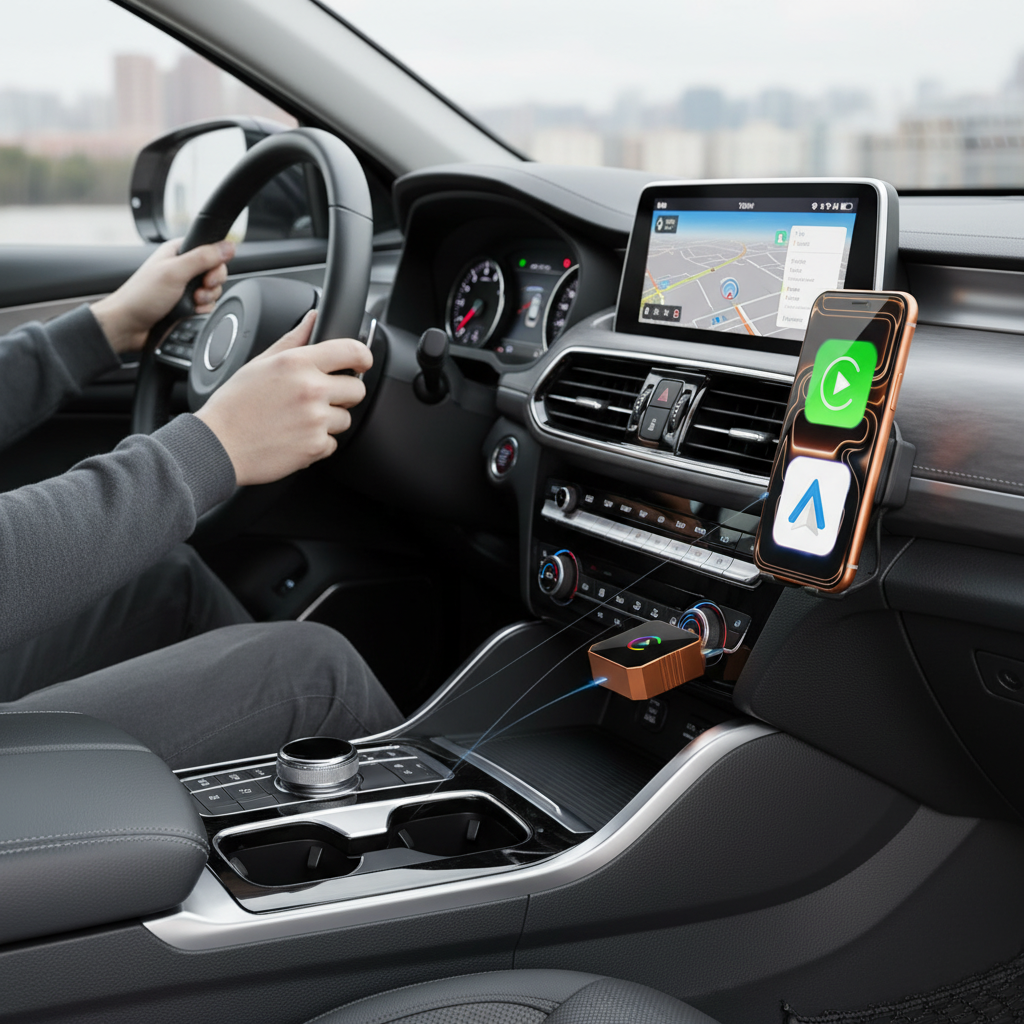 Wireless Upgrade Adapter For CarPlay Compatible Vehicles