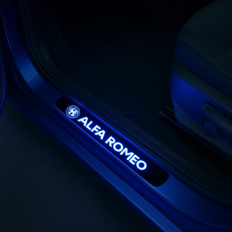 LED Illuminated Door Sills-Car Door Sills