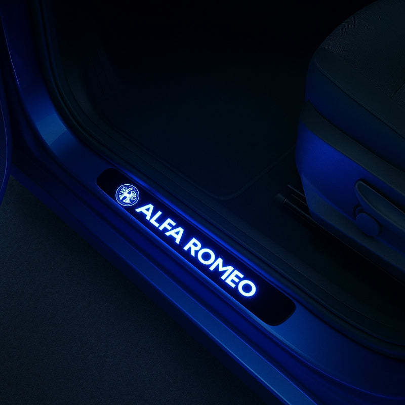 LED Illuminated Door Sills-Car Door Sills