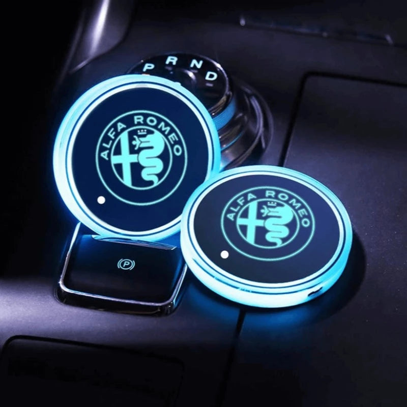 Alfa Romeo Car Cup Holder Lights-Car Door Sills