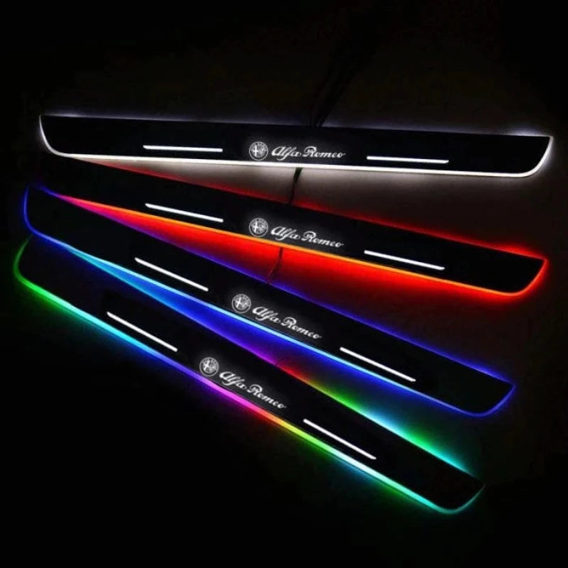 LED Wireless Illuminated Alfa Romeo Door Sills-Car Door Sills