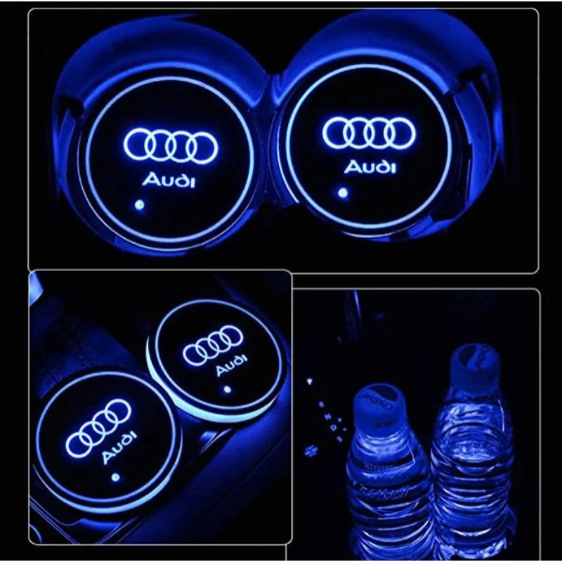 Audi Car Cup Holder Lights-Car Door Sills
