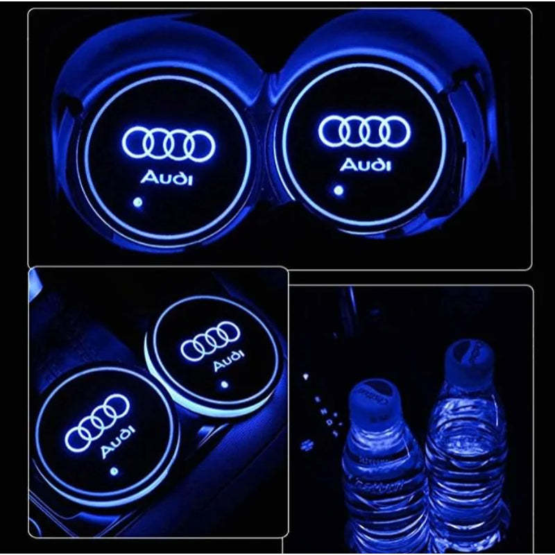 Audi Car Cup Holder Lights-Car Door Sills