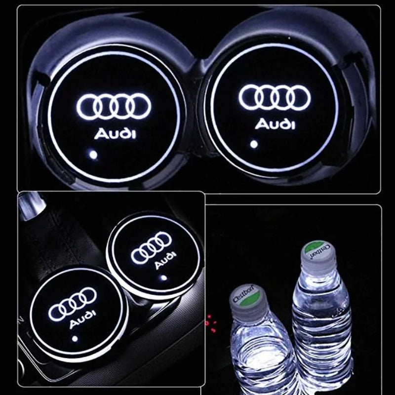 Audi Car Cup Holder Lights-Car Door Sills