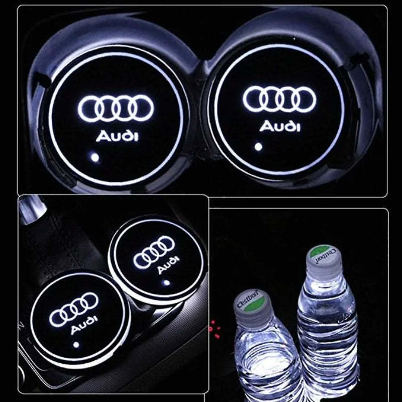 Audi Car Cup Holder Lights-Car Door Sills