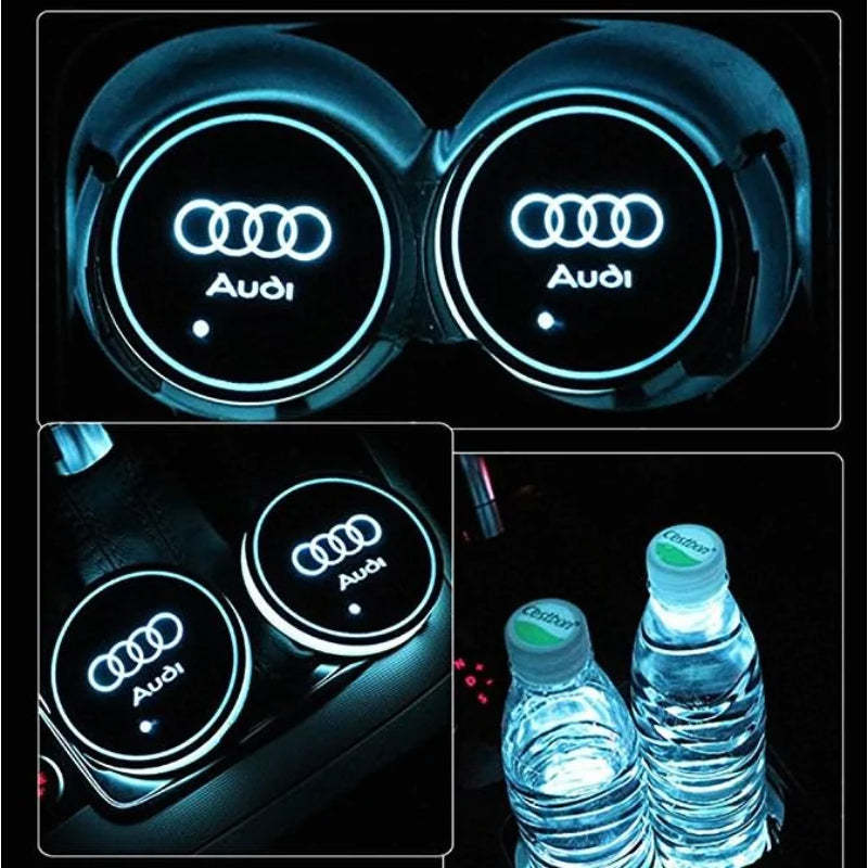 Audi Car Cup Holder Lights-Car Door Sills
