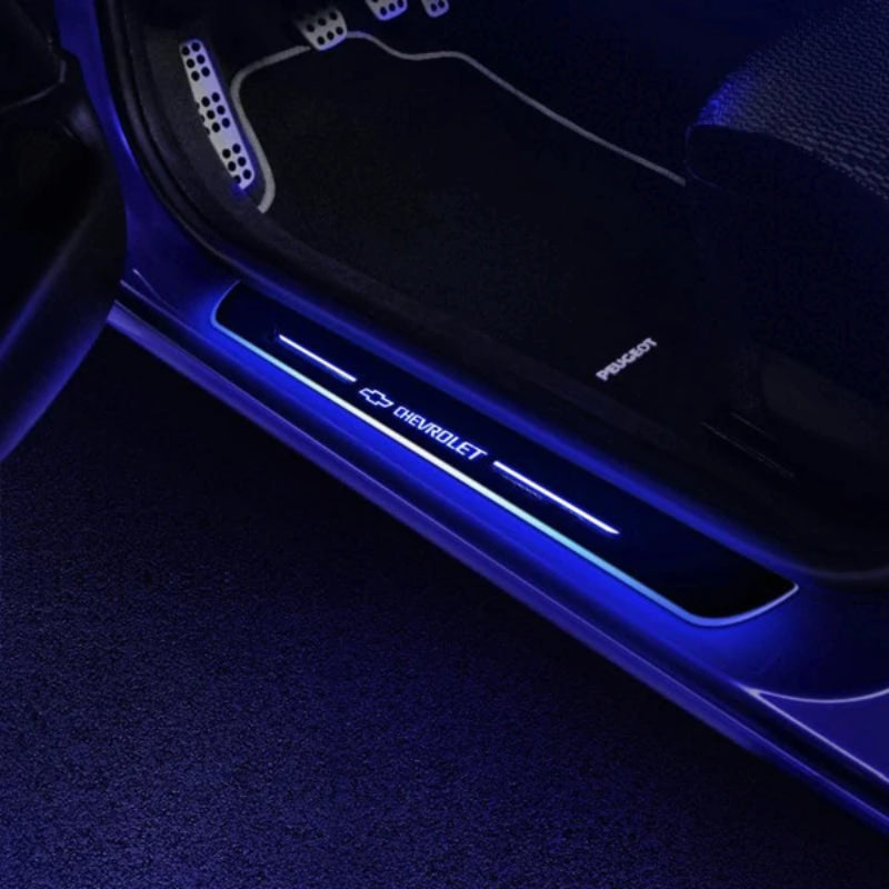 LED Wireless Illuminated Chevrolet Door Sills-Car Door Sills