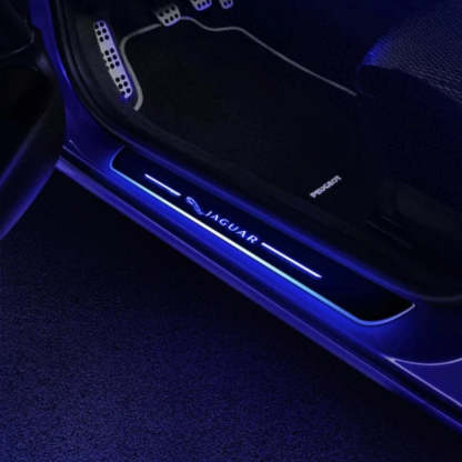 LED Wireless Illuminated Jaguar Door Sills-Car Door Sills