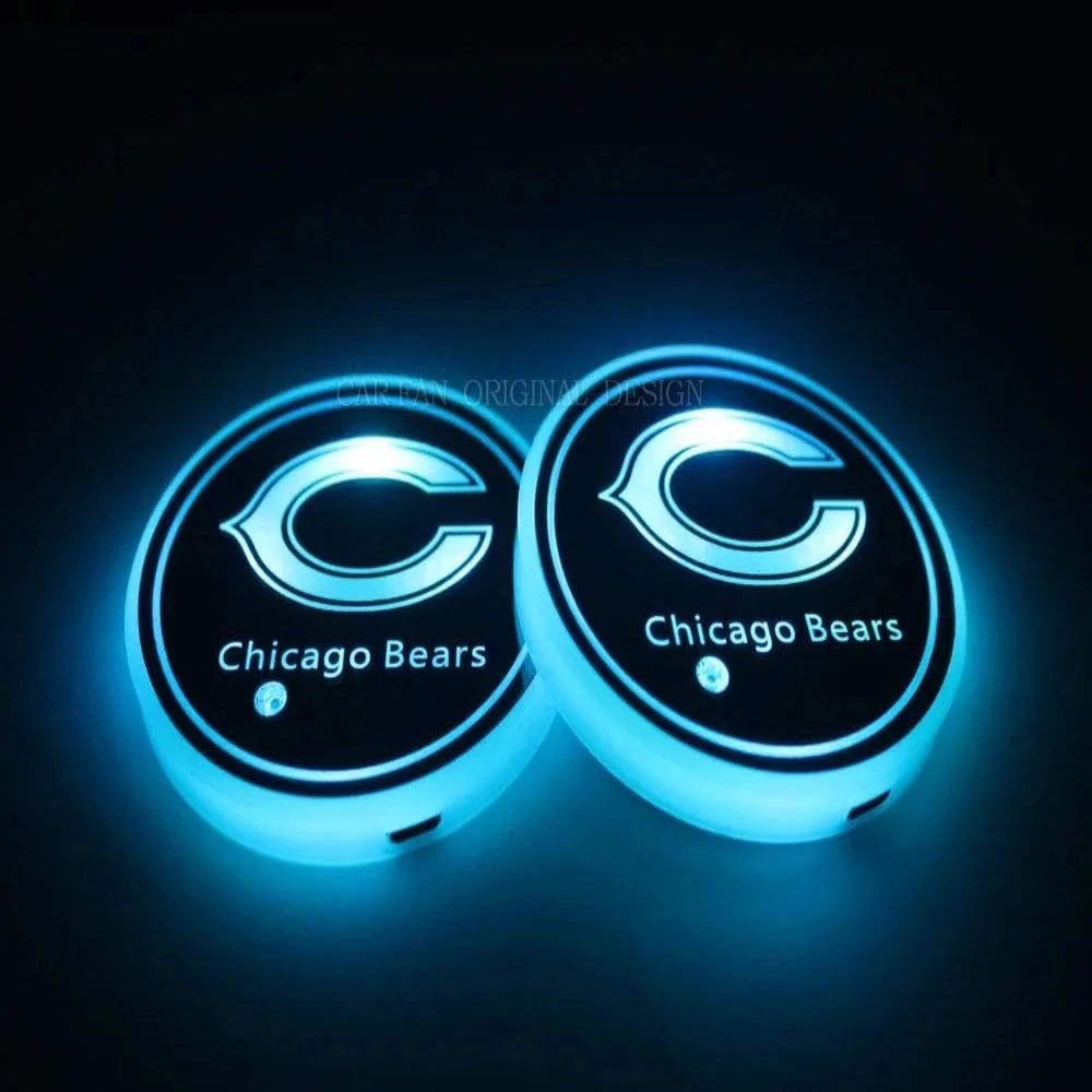 Bears Chicago Car Cup Holder Lights-Car Door Sills
