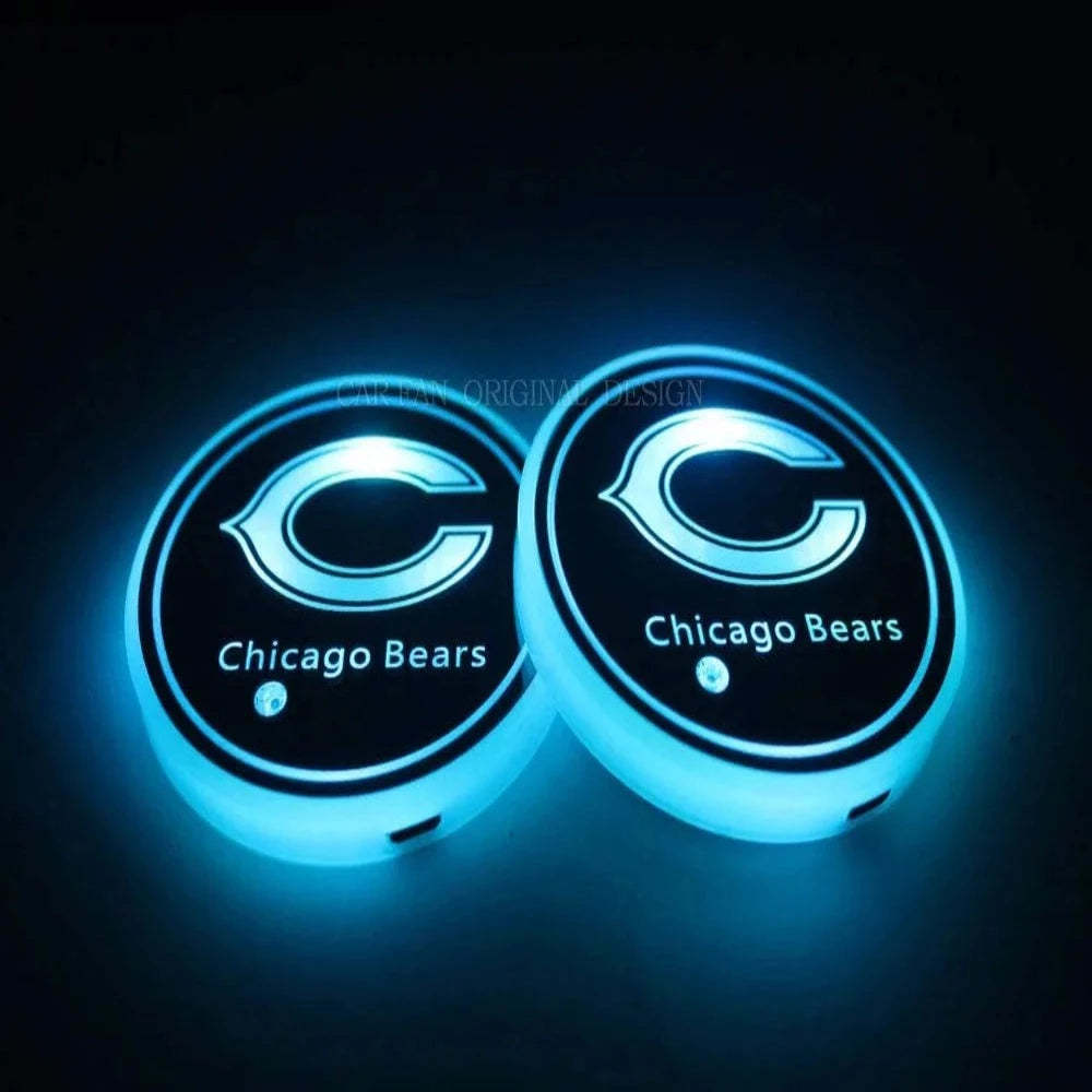 Bears Chicago Car Cup Holder Lights-Car Door Sills