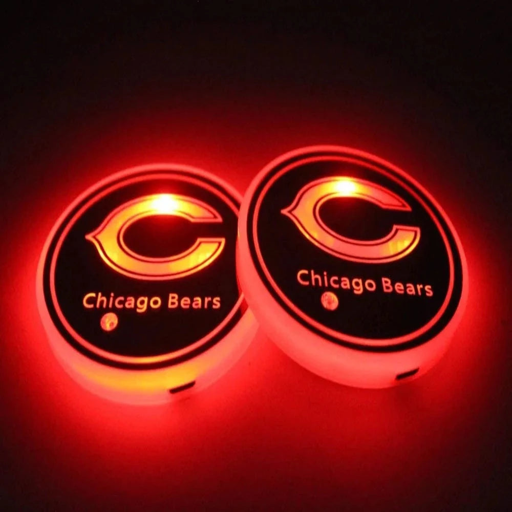 Bears Chicago Car Cup Holder Lights-Car Door Sills