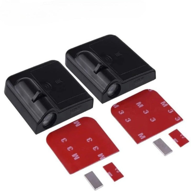 Set Of 2 Welcome Logo Lights-Car Door Sills