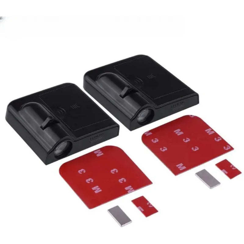 Set Of 2 Jeep Door Ghost Light Logo-Car Door Sills