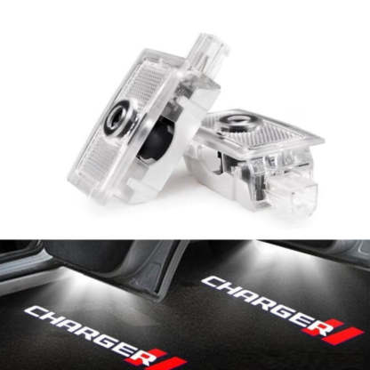 Set Of 2 Dodge Charger Door Projector Light-Car Door Sills