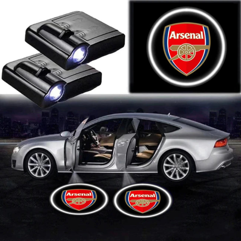 Pack Of 2 Arsenal Car Logo Lights-Car Door Sills