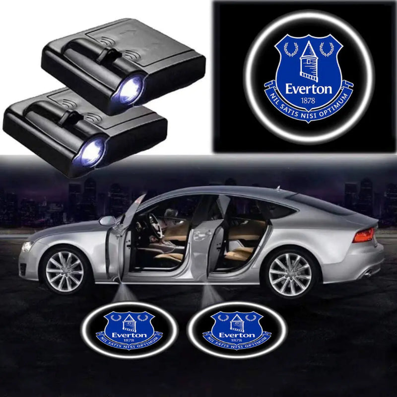 Pack Of 2 Everton Car Logo Lights-Car Door Sills