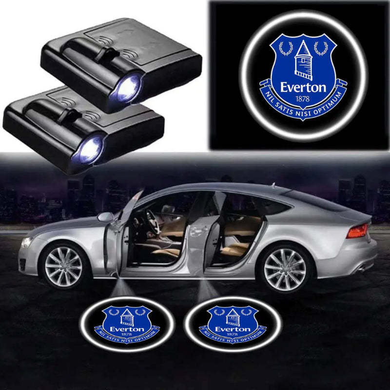 Pack Of 2 Everton Car Logo Lights-Car Door Sills