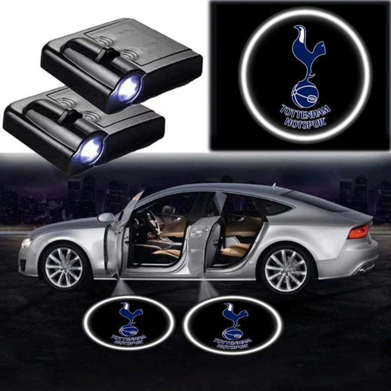 Pack Of 2 Tottenham Hotspur Car Logo Lights-Car Door Sills