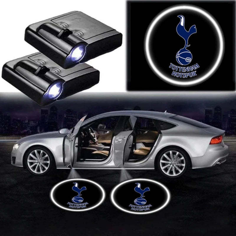 Pack Of 2 Tottenham Hotspur Car Logo Lights-Car Door Sills