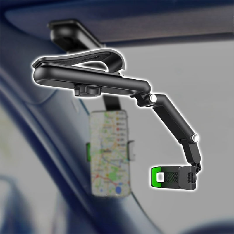 Rotatable And Retractable Car Phone Holder-Car Door Sills
