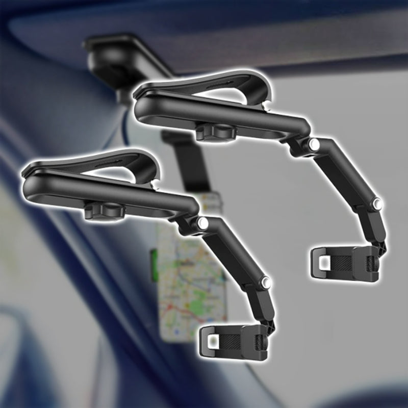 Rotatable And Retractable Car Phone Holder-Car Door Sills