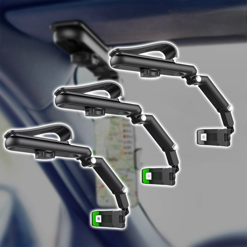 Rotatable And Retractable Car Phone Holder-Car Door Sills