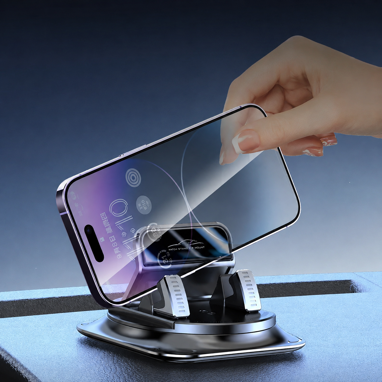 360° Rotating Car Dashboard Phone Holder Mount
