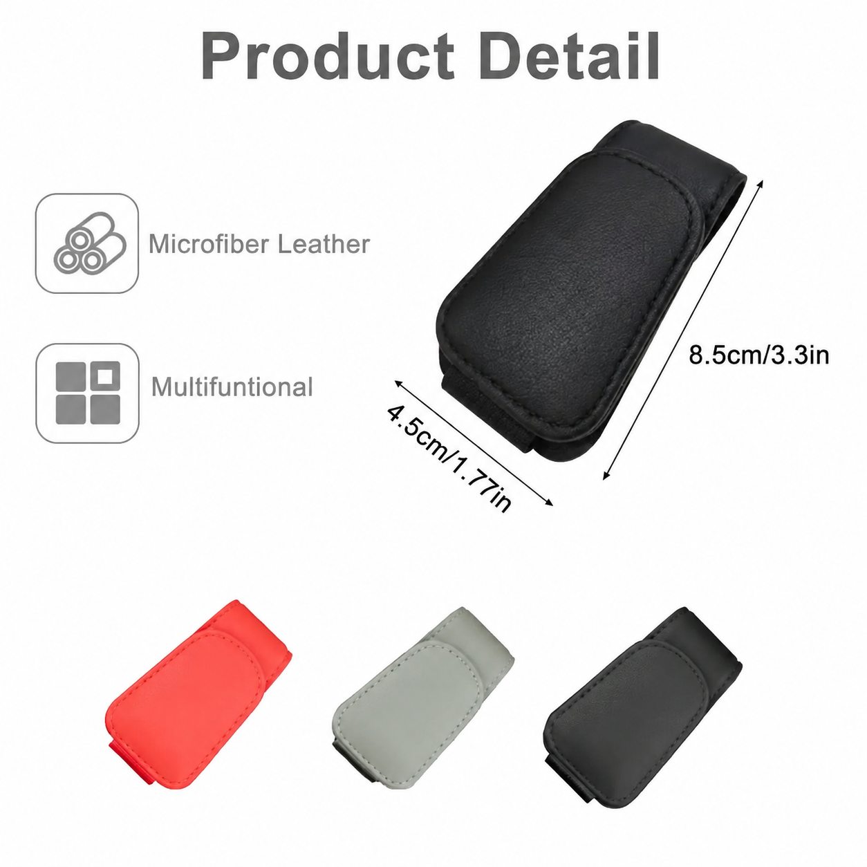 Magnetic Visor Clip Mount Card Slot Holder For Cars