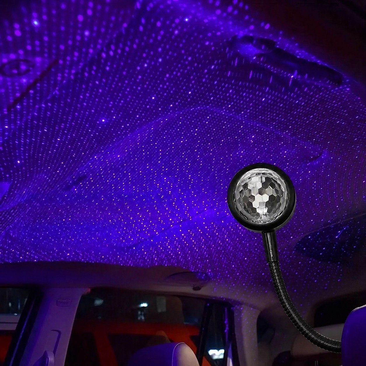USB Powered Car Music Rhythm Projector LED Light