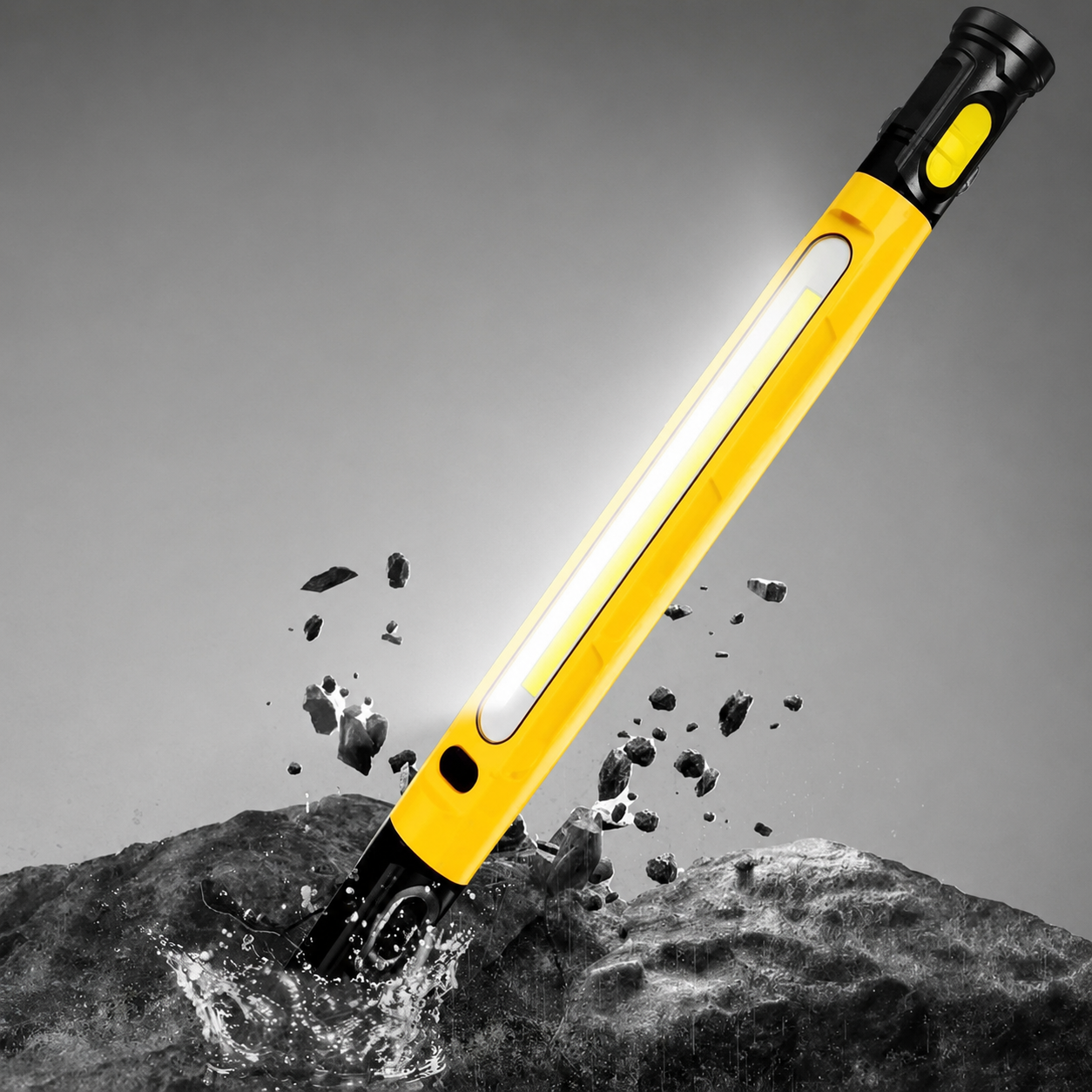 Rechargeable 3000LM LED Hood Work Car Light Bar With Magnetic Mount