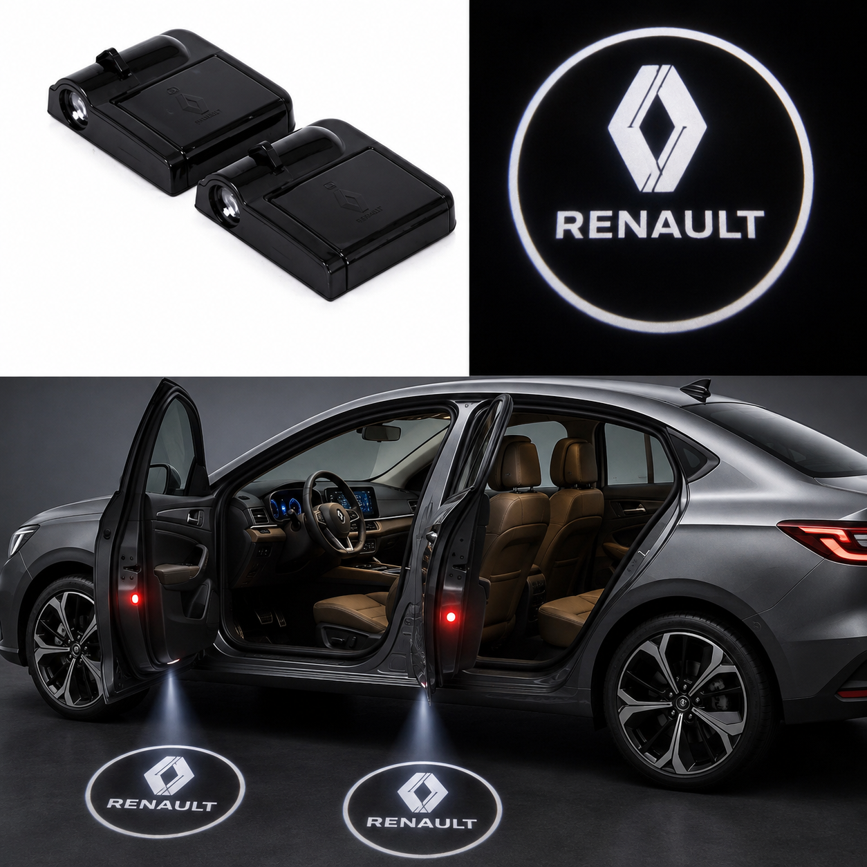 LED Renault Car Door Lights