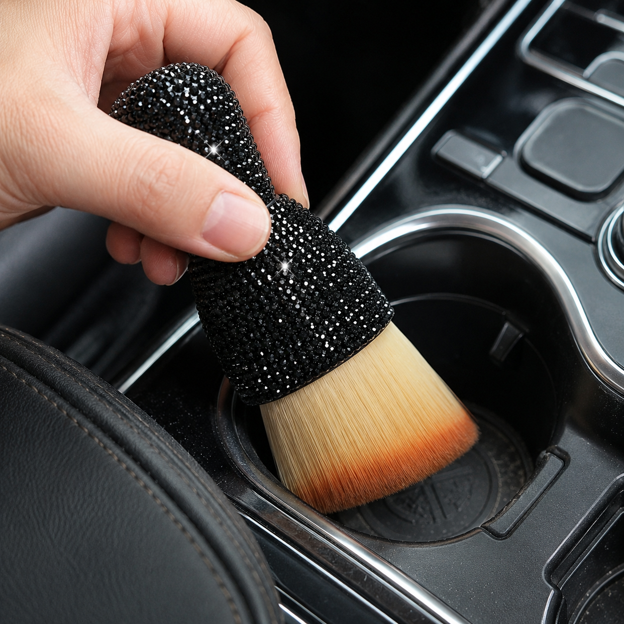 Car Interior Detailing Brush With Soft Bristles