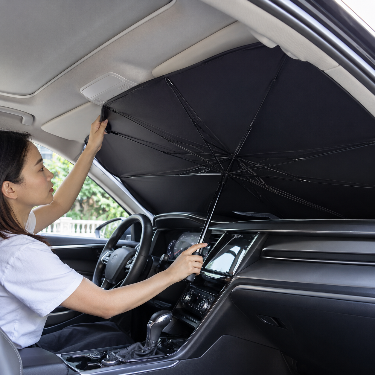 1 Piece Foldable Car Sun Shade For Summer