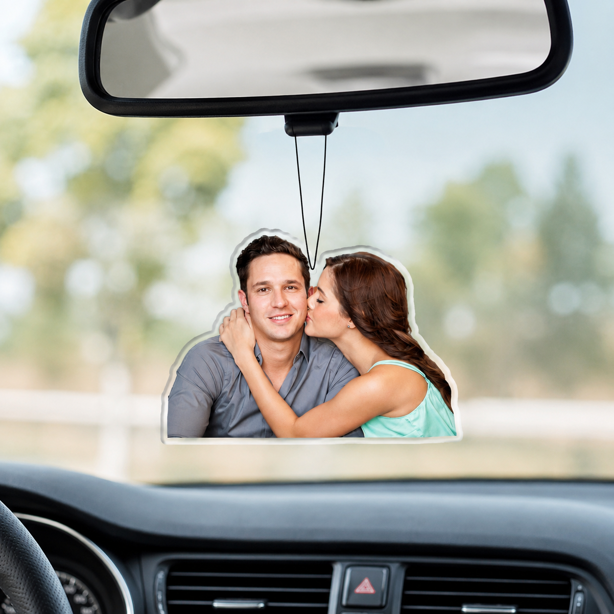 Custom Photo Car Ornament For Car Interior Decor