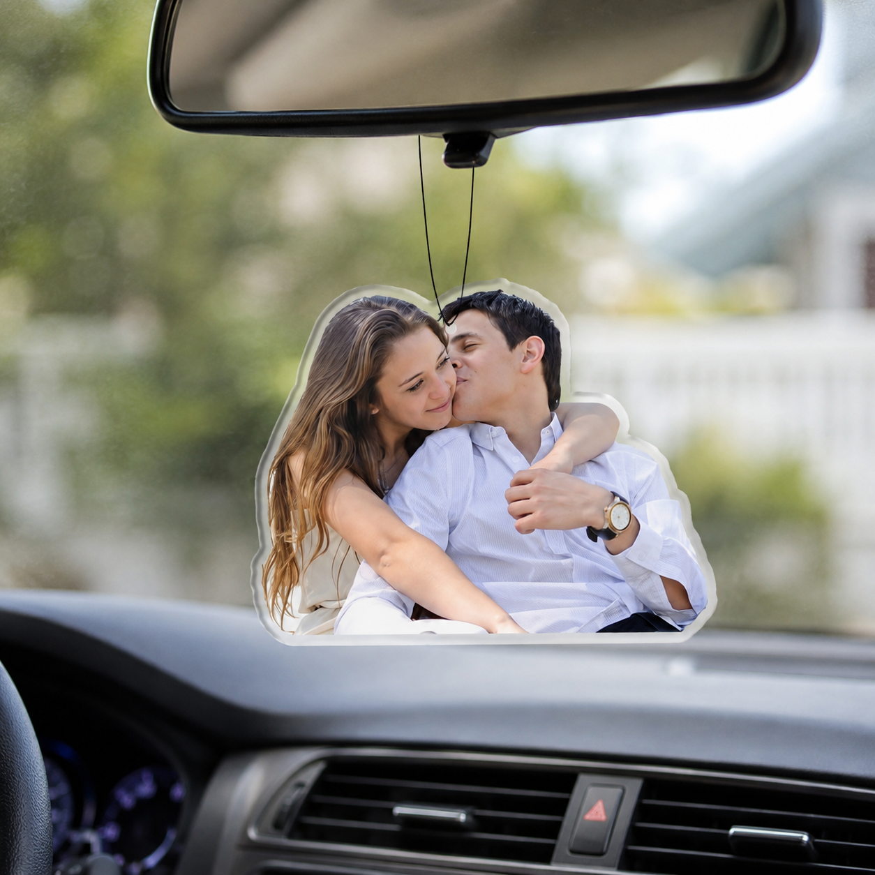 Custom Photo Car Ornament For Car Interior Decor