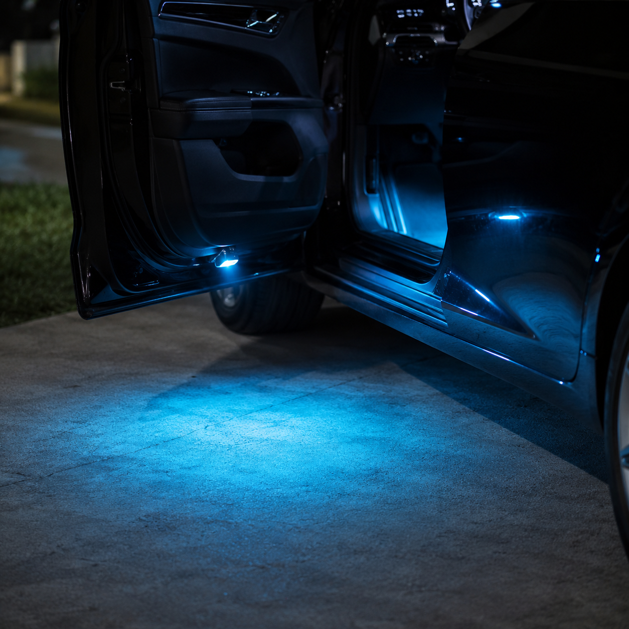 Rechargeable RGB LED Portable Car Light For Exterior And Interior