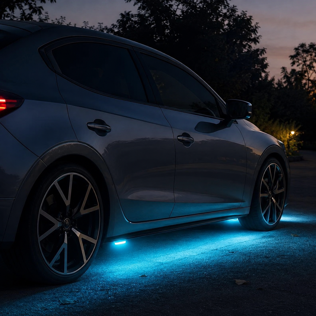 Rechargeable RGB LED Portable Car Light For Exterior And Interior