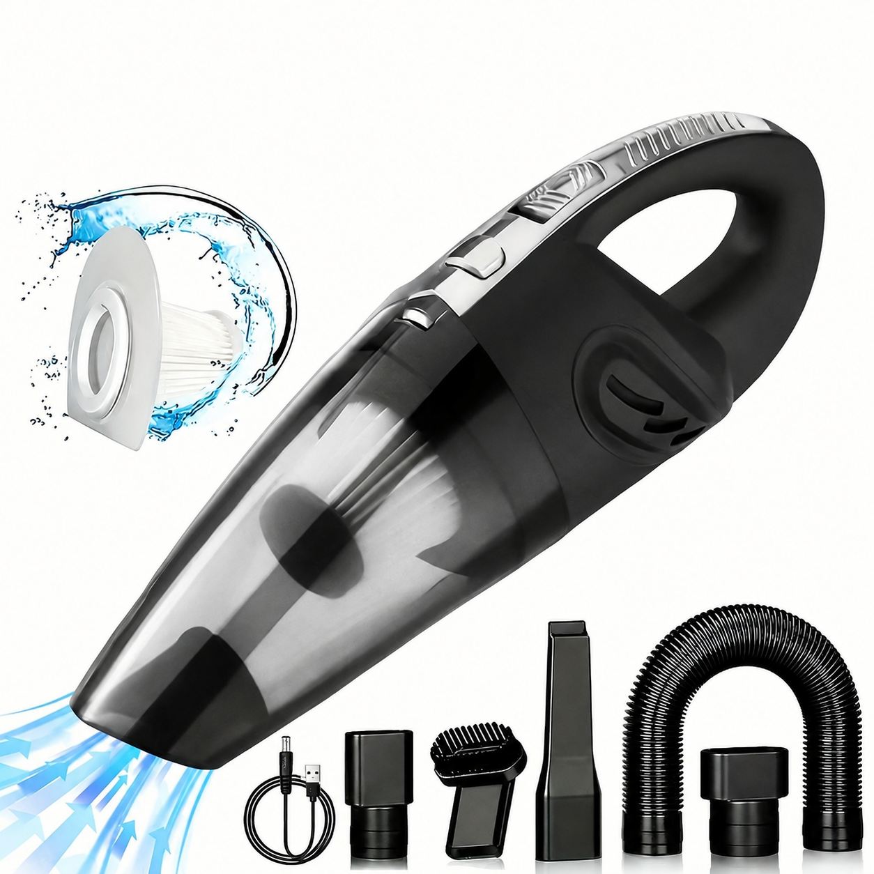 Mini Cordless Handheld Vacuum Cleaner For Cars And Home