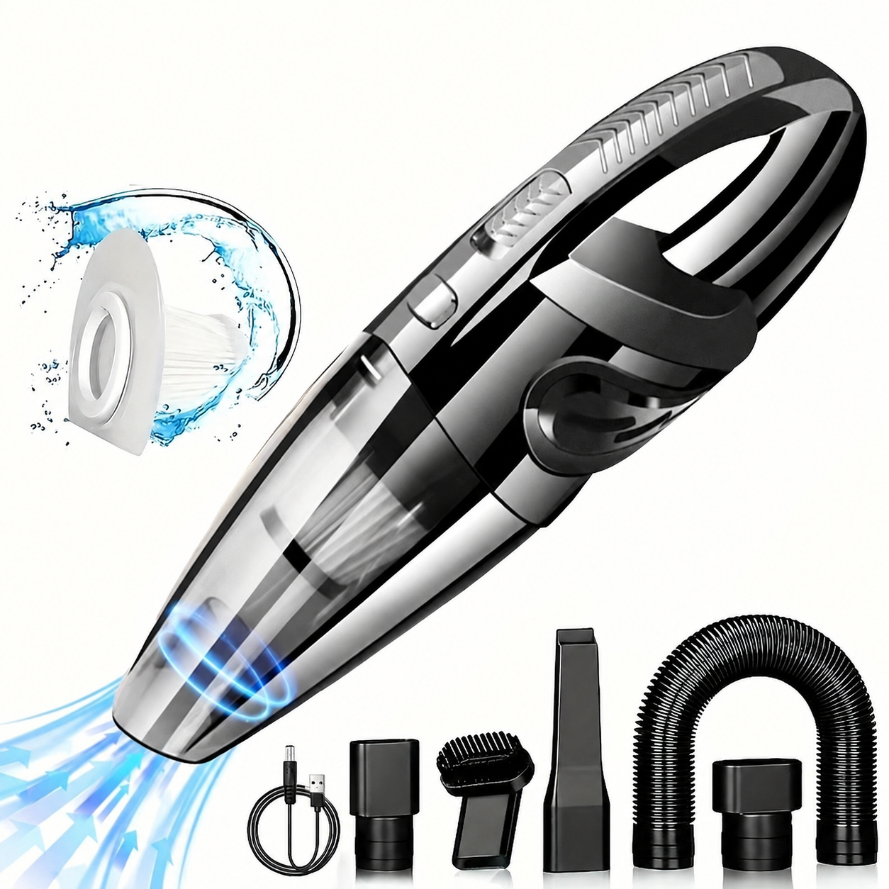 Mini Cordless Handheld Vacuum Cleaner For Cars And Home