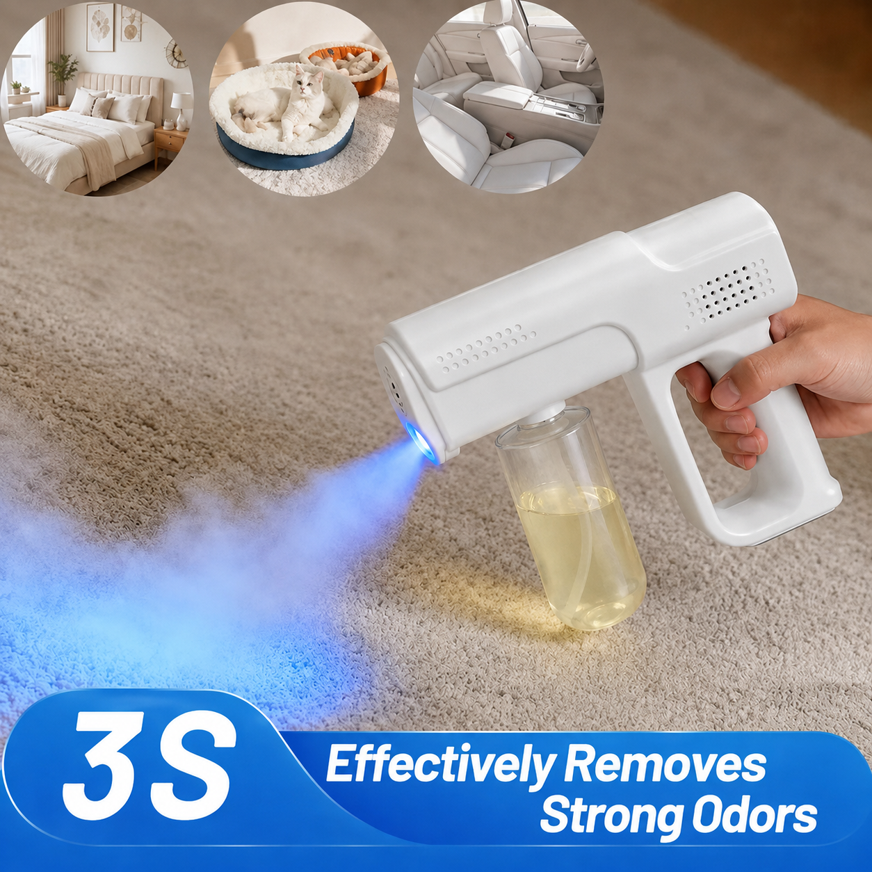 Car Interior Pet Odor Deodorizer Spray 
