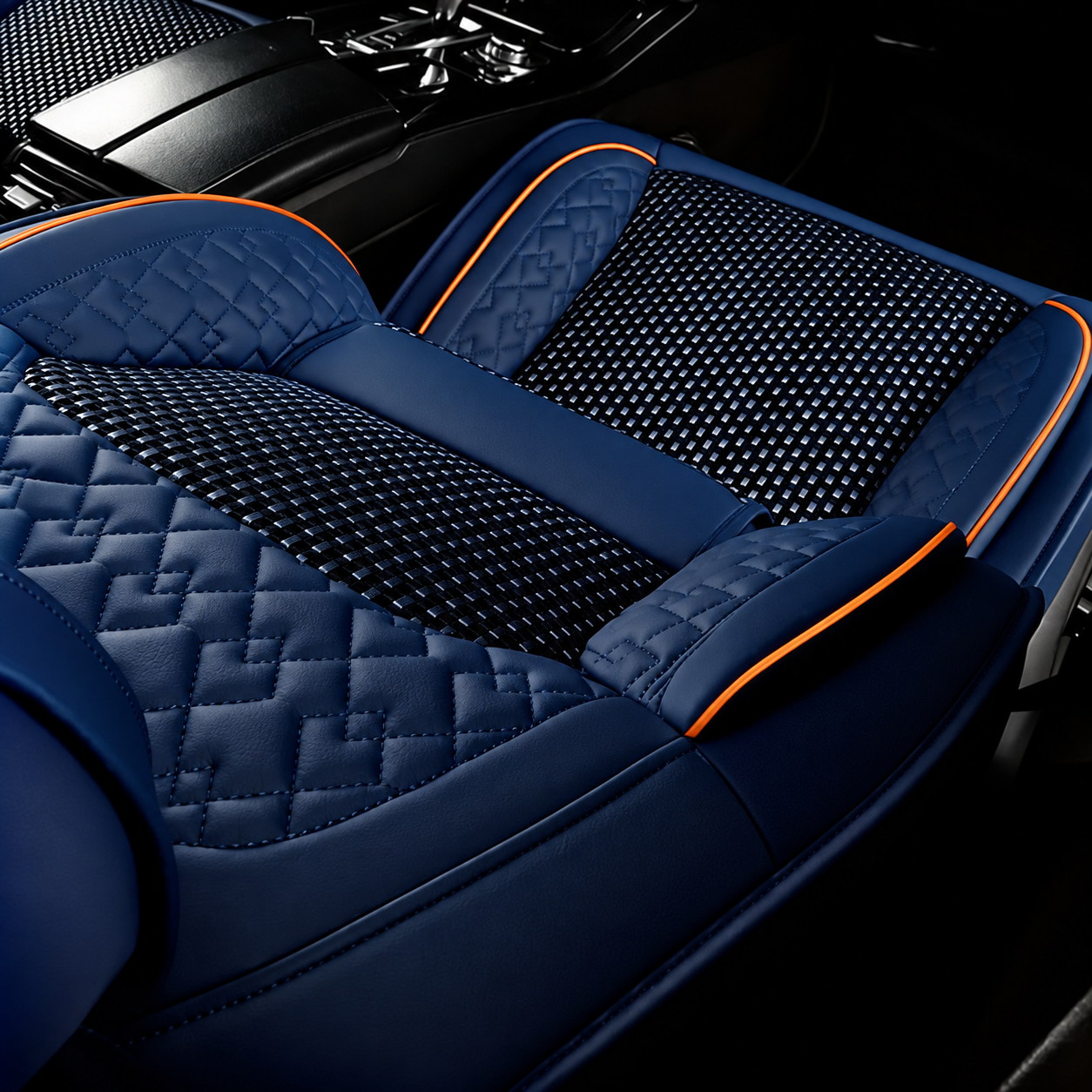 Full Car Seat Cover Kit With Complete Mat Set