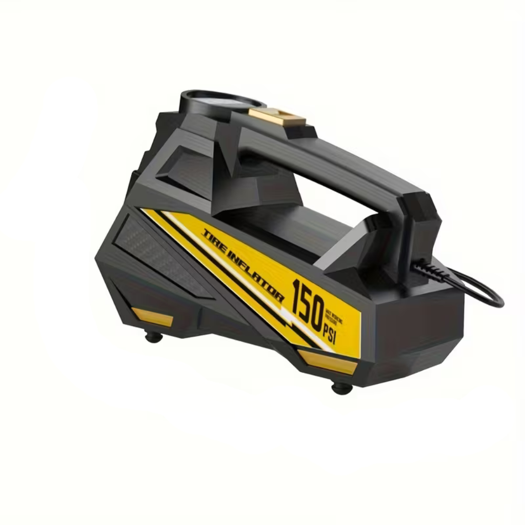 Portable 12V Tire Inflator 150 PSI Air Compressor Pump With LED Light And Digital Display