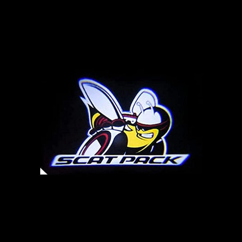 Set Of 2 Dodge Charger Door Projector Light-Car Door Sills