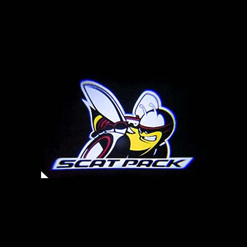 Set Of 2 Dodge Charger Door Projector Light-Car Door Sills