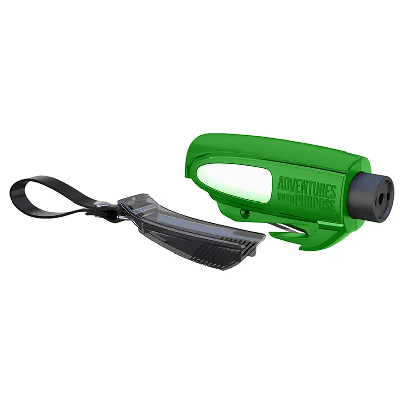 2-in-1 Emergency Window Breaker & Seatbelt Cutter