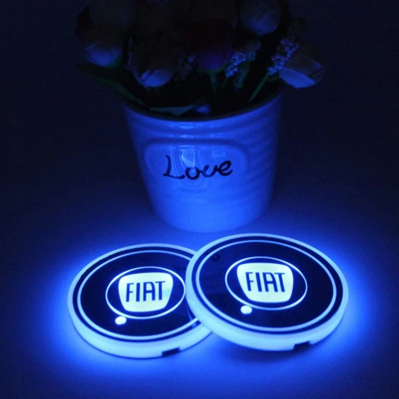 FIAT Car Cup Holder Lights-Car Door Sills