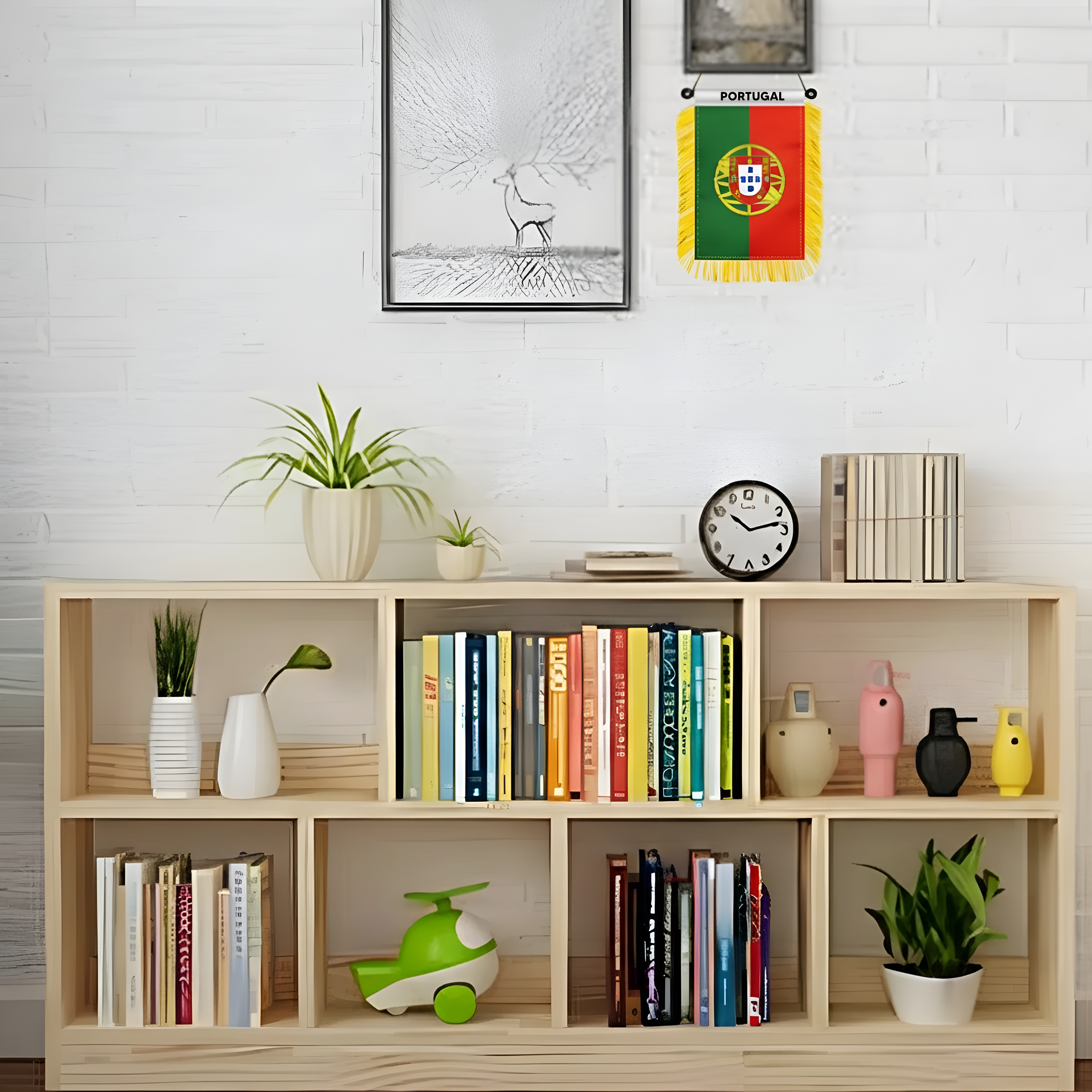 Official FIFA 2026 Portugal Car Window Mini Decorative Flag